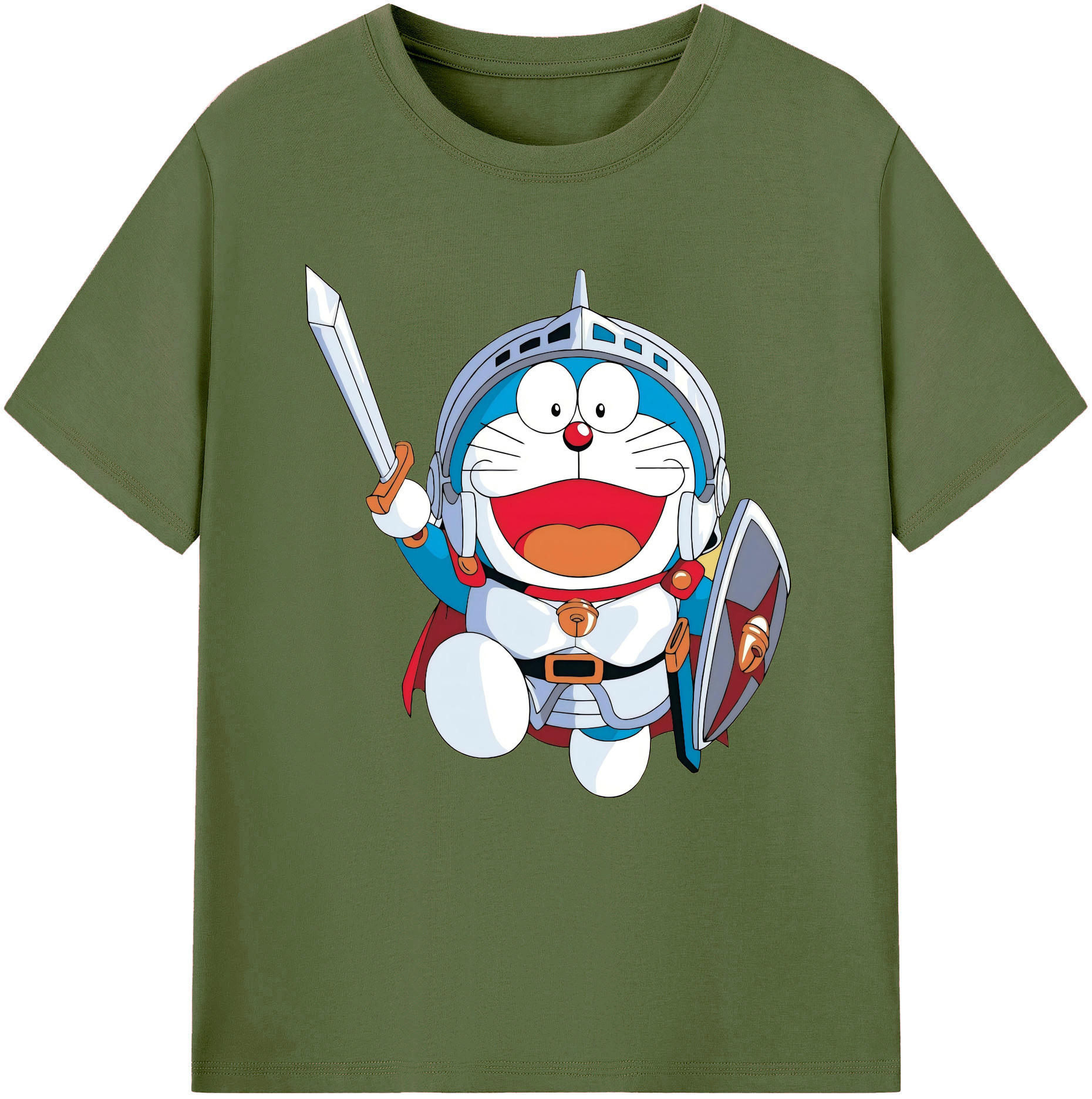 （画像用） ドラえもん Doraemon 綿100％半袖Tシャツ（フロントプリント）